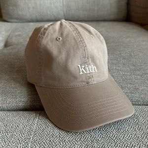 Brown Kith serif dad hat
